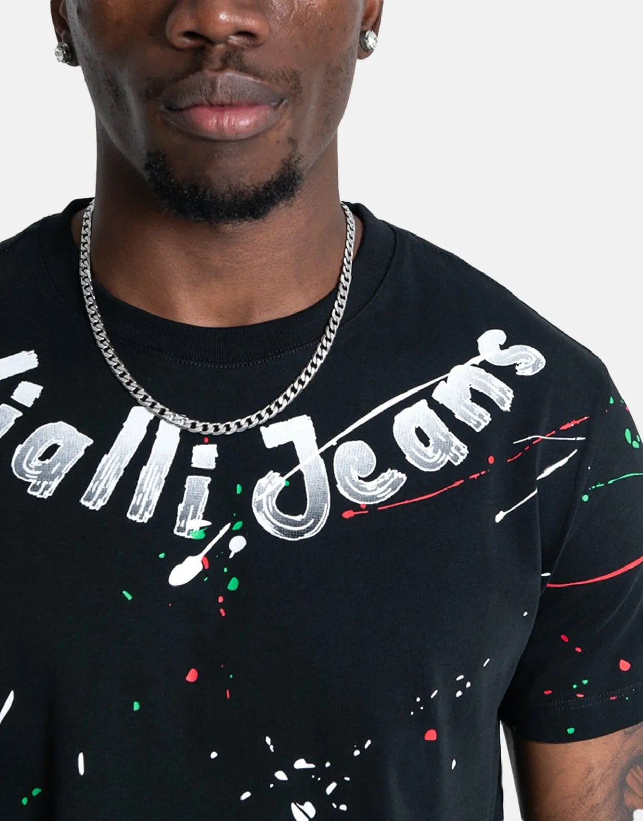 Vialli Jackal Black T-Shirt