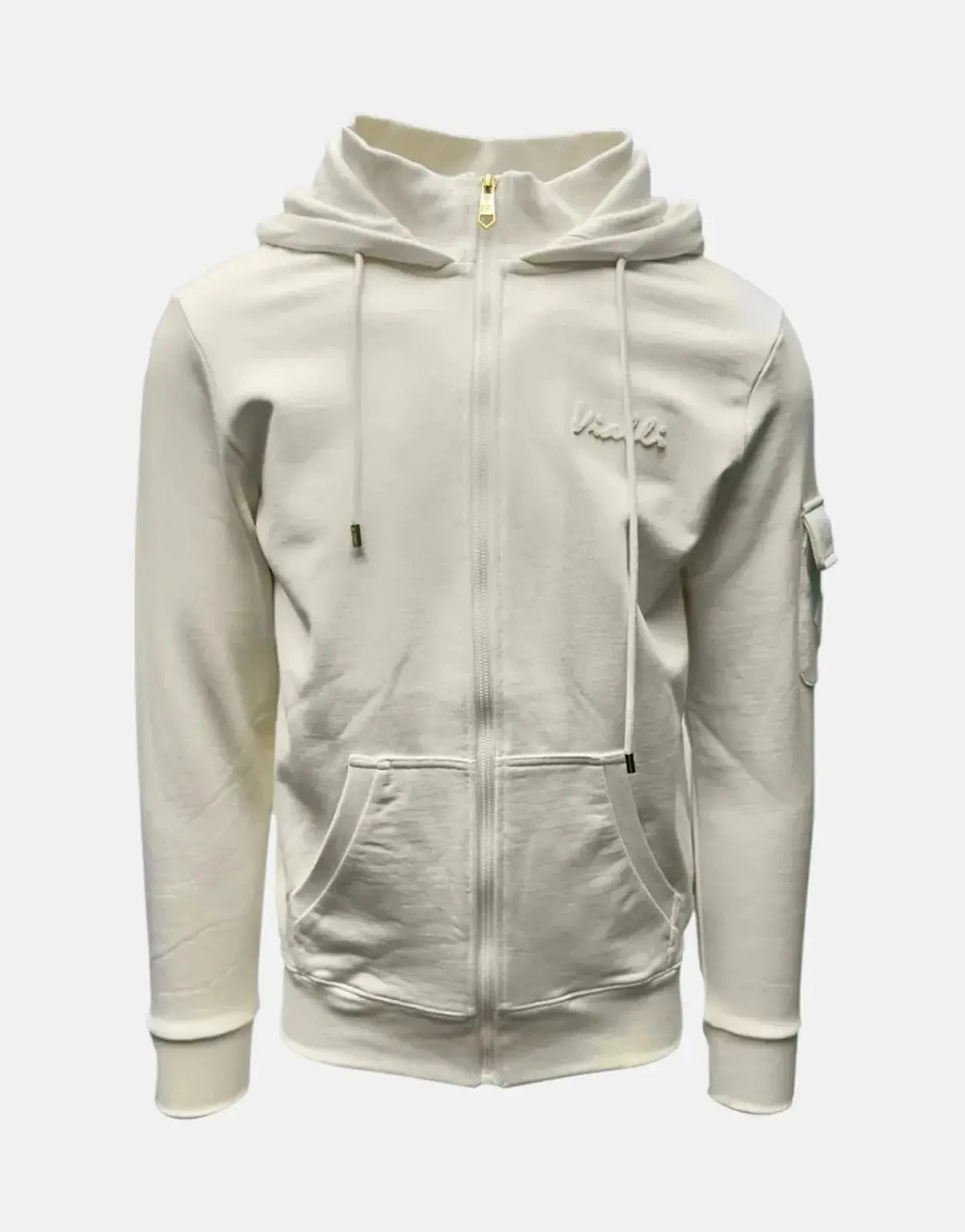 Vialli Klant Cream Hooded Sweatshirt