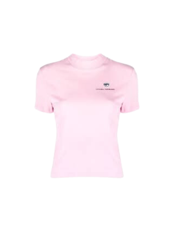 Chiara Ferragni T-Shirt Eyelike Logo Pink
