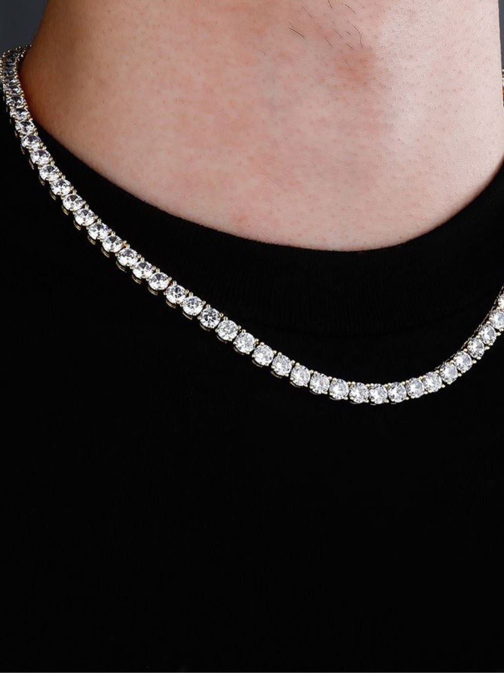 Cubic Tennis Necklace (Unisex)