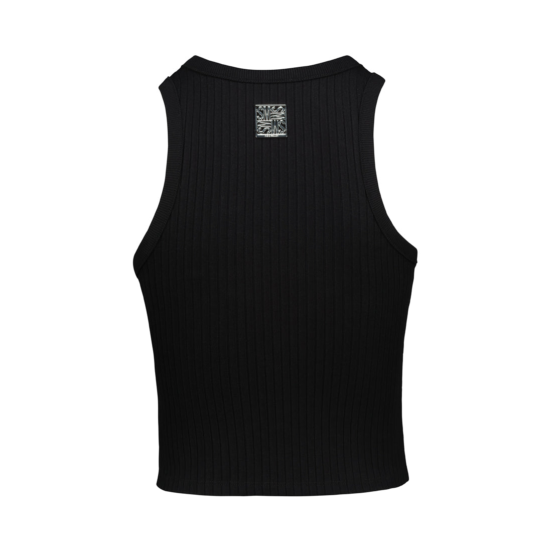 VICTORIA BLACK LACE UP TANK